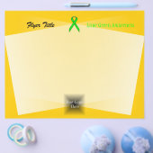 Lime Green Standard Ribbon von Kenneth Yoncich Flyer (Einzeln)
