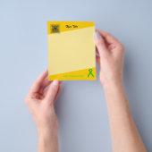 Lime Green Standard Ribbon von Kenneth Yoncich Flyer (Gruppe)