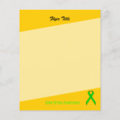 Lime Green Standard Ribbon von Kenneth Yoncich Flyer (Hinten)