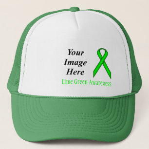 Lime Green Standard Ribbon von Kenneth Yoncich Truckerkappe