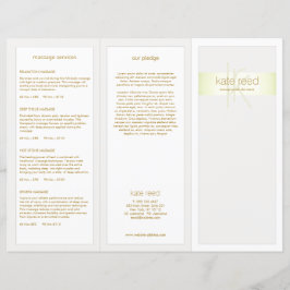 Lime Green Stripe Haar Salon Wellness-Center TriFo