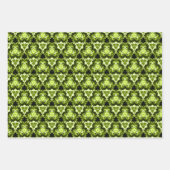 Lime Green Swirl Muster Geschenkpapier Set (Vorderseite 3)