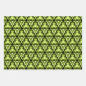 Lime Green Swirl Muster Geschenkpapier Set (Vorderseite)