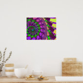 Lime Green Swirl Poster (Küche)