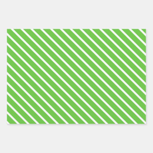 Lime Green T-Rex Dinosaur Geschenkpapier Set (Vorderseite 3)