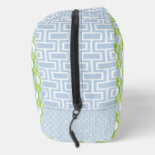 LIME GREEN UND BLAUE PATTER WASCHBEUTEL (Rechts)