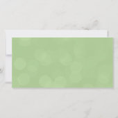 Lime Green Wedding Foto Liebe & Vielen Dank Dankeskarte (Rückseite)