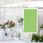 Lime Green Wedding Serviette
