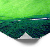 Lime Green Weir at Bath, Vereinigtes Königreich Poster (Ecke)