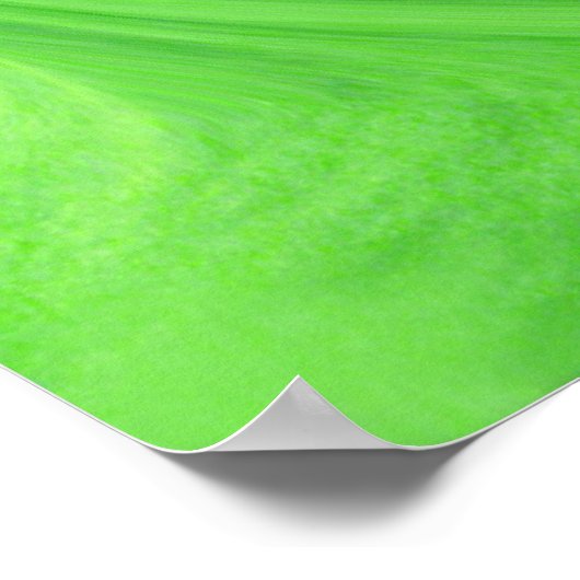 Lime Green Whirlpool Poster (Ecke)