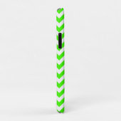 Lime Green White Large Zickzack ZigZag Muster Case-Mate iPhone Hülle (Hinten/Rechts)