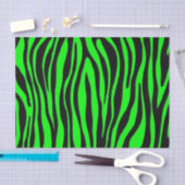Lime Green Zebra Seidenpapier (Handwerk)