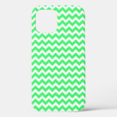 Lime Green Zig Zag Zickzack Case-Mate iPhone Case (Rückseite)