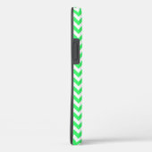 Lime Green Zig Zag Zickzack Case-Mate iPhone Case (Rückseite / Rechts)