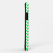 Lime Green Zig Zag Zickzack Case-Mate iPhone Case (Hinten/Rechts)
