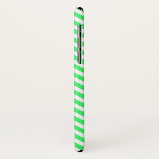 Lime Green Zig Zag Zickzack Case-Mate iPhone Hülle (Hinten/Links)