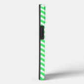 Lime Green Zig Zag Zickzack Case-Mate iPhone Hülle (Rückseite / Rechts)