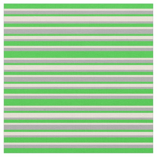 Lime-grüne, Biske und dunkelgraue Streifen Stoff (Nahaufnahme)