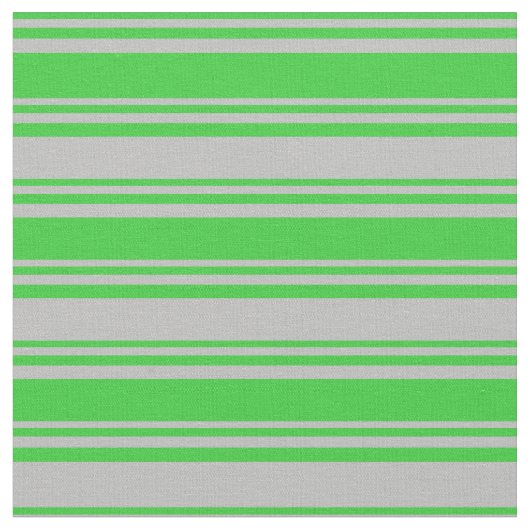 Lime-grüne und graue Streifen Stoff (Nahaufnahme)