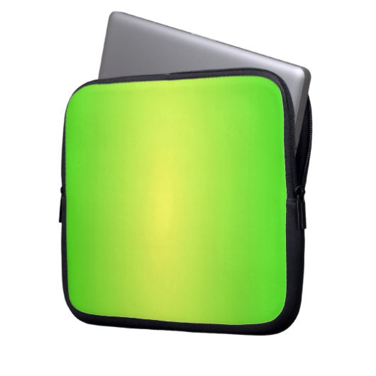 Lime Laptopschutzhülle (Vorderseite Links)