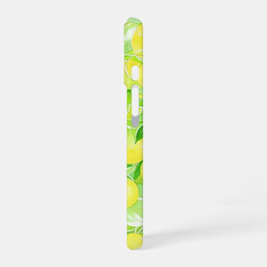 Lime & Lemon Botanical Phone Case iPhone 16 Hülle (Linke Seite)