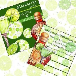 Lime | Margarita Happy Hour | PARTY Einladung
