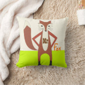 Lime Mr. Fox Kissen (Decke)