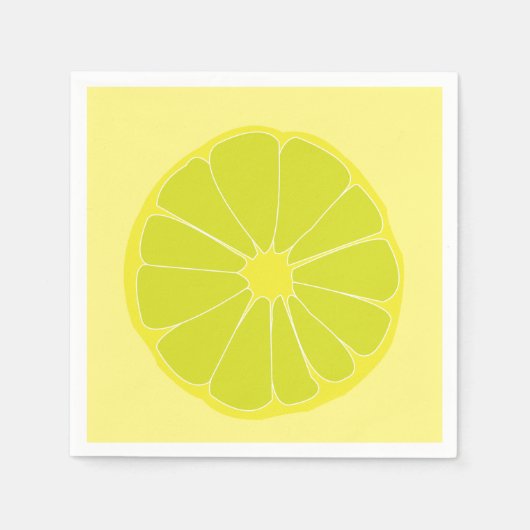 Lime Party Serviette (Vorderseite)