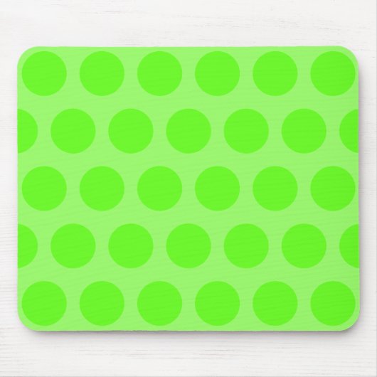 Lime Punkte Mousepad (Vorne)