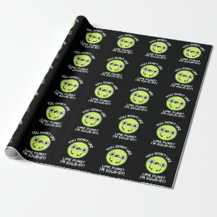 Lime Puns gefallen dir nicht, ich bin sauer-ry Fru Geschenkpapier