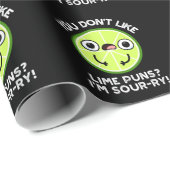 Lime Puns gefallen dir nicht, ich bin sauer-ry Fru Geschenkpapier (Rolleneckpunkt)
