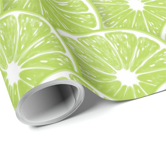 Lime slices geschenkpapier (Rolleneckpunkt)