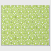 Lime slices geschenkpapier (Flach)