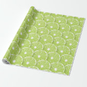 Lime slices geschenkpapier (Ungerollt)