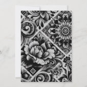 Lime Tile Bridal Shower Einladung (Rückseite)