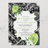 Lime Tile Bridal Shower Einladung (Vorne/Hinten)