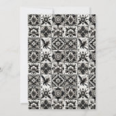 Lime Tile Bridal Shower  Invitation Einladung (Rückseite)