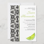 Lime Tile Bridal Shower Invitation Einladung (Vorderseite)