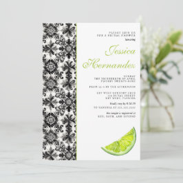 Lime Tile Bridal Shower  Invitation Einladung