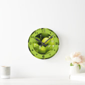 Lime Time Runde Wanduhr (Zuhause)