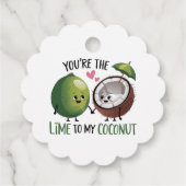 Lime to My Coconut Valentine Geschenkanhänger (Rückseite)