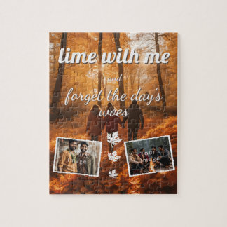 lime with me, forget the day's woes Foto Vorlag Puzzle