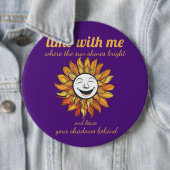 Lime with me - Lachen der Sonne, Positive Energie Button (Beispiel)