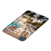 lime with me, leave trouble behind, Foto Vorlage Magnet (Linke Seite)