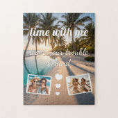 lime with me, leave trouble behind, Foto Vorlage Puzzle (Vertikal)