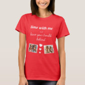 lime with me, leave trouble behind, Foto Vorlage T-Shirt (Vorderseite)
