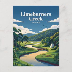 Limeburners Creek Nationalpark Australien Postkarte