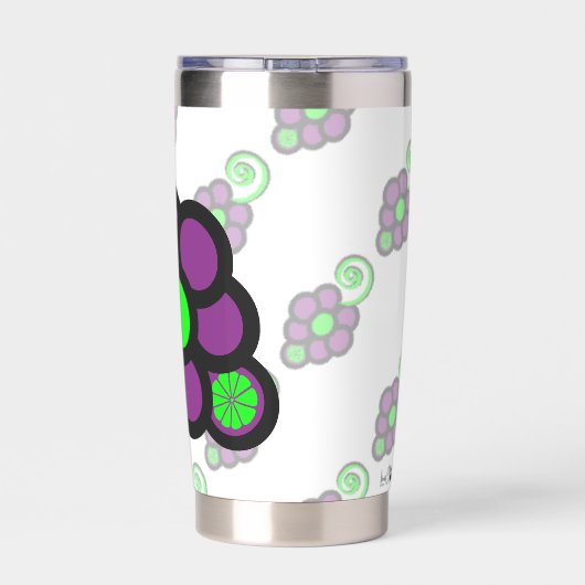 LimeGrape Brand Merch | Thermobecher (Rückseite)