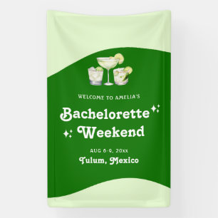 Limegrüner Zitrus-Tequila & Tulum-Junggesellinnena Banner