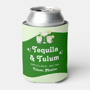 Limegrüner Zitrus-Tequila und Tulum-Junggesellinne Dosenkühler